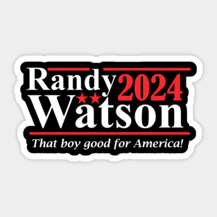 Randy Watson 2024 - T For America Sticker